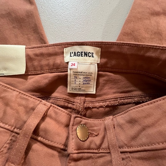 L'AGENCE Marguerite, Skinny High Rise, Women’s, Camel Color, Size 24, NWT - Picture 6 of 11